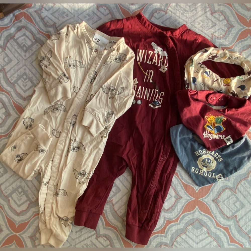 2-pack Printed Pajamas HARRY POTTER 3M + 3 BIBS